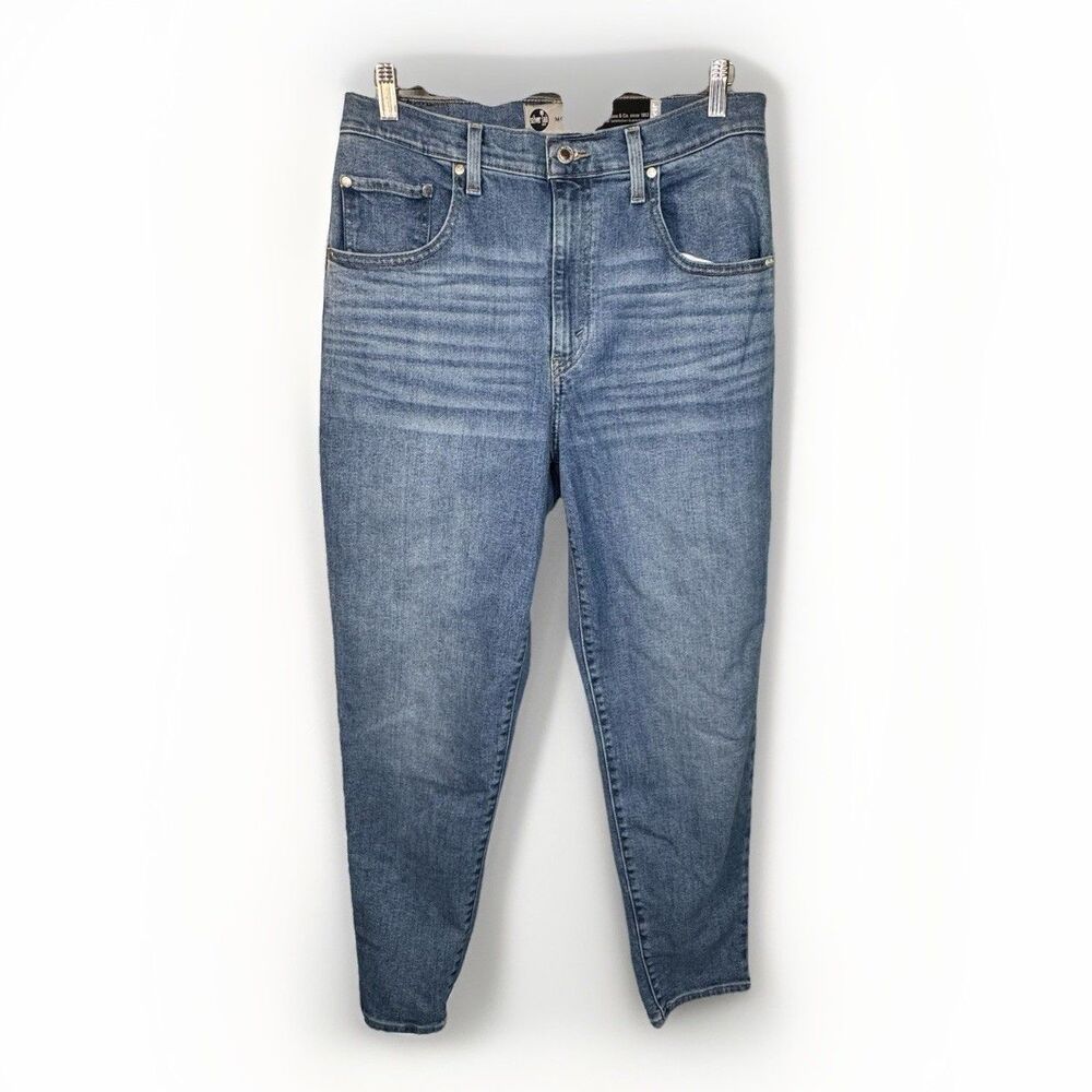 Levi’s Silver Tab Mom Jeans High Rise Medium Wash Classic Denim Women 31x29